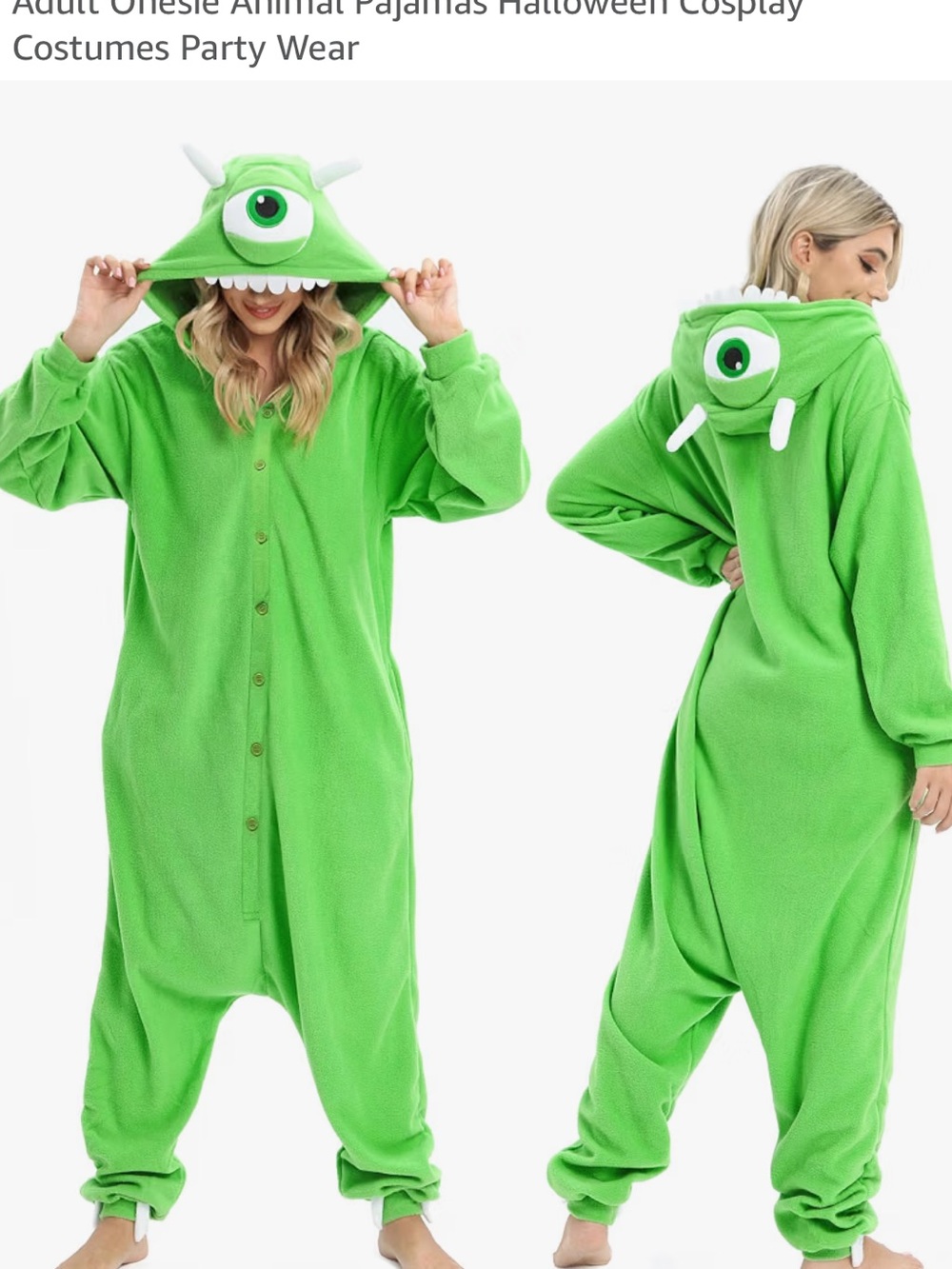 Unisex Size Med monster, cosplay, one piece costume